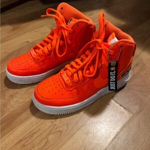 Nike Kids High-Top Sneakers - Bright Orange